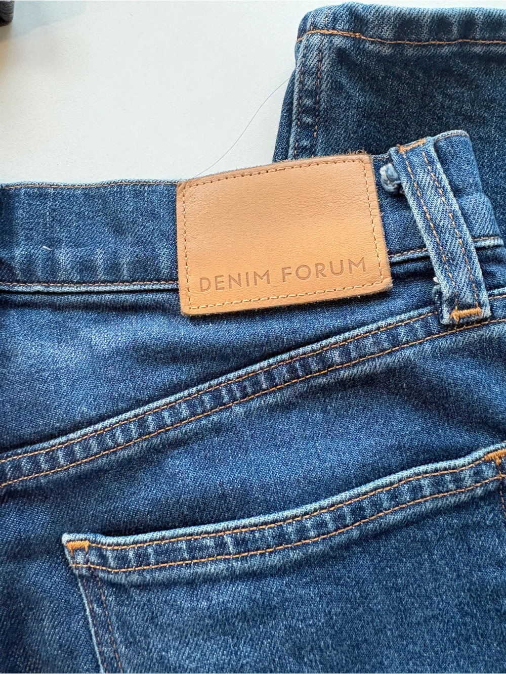 Denim Forum The Arlo Hi-Rise Straight Jean - Picture 6 of 7